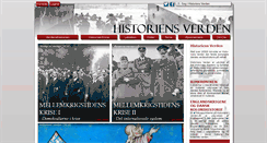 Desktop Screenshot of historiensverden.dk